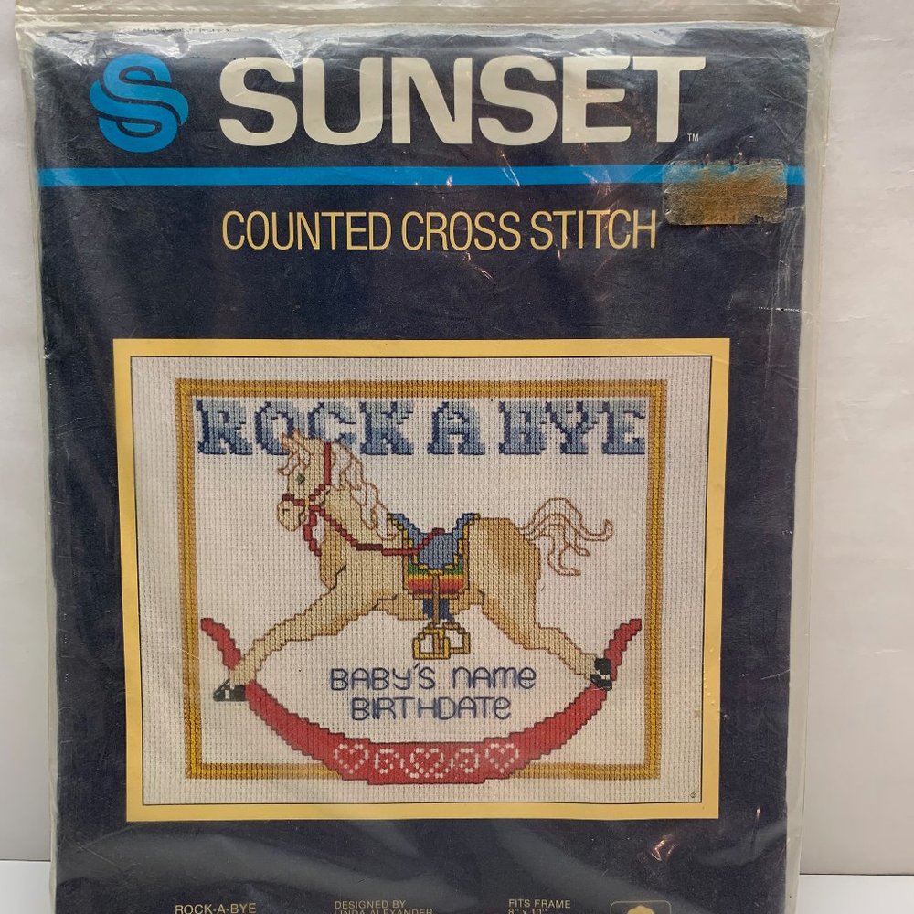 Sunset Counted Cross Stitch Kit Rock-A-Bye 8 x 10